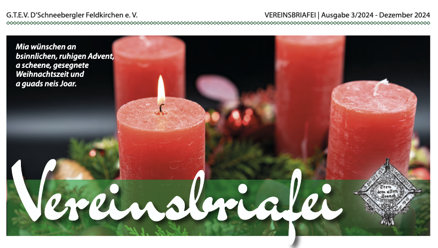 Titelbild Vereinsbrief Advent